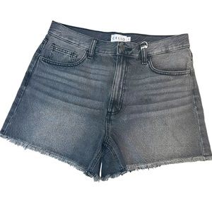 CELLO Women's Cello Easy High Rise Mom Short Gray Shorts Size Large